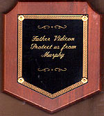 Saint Vidicon Prayer Plaque